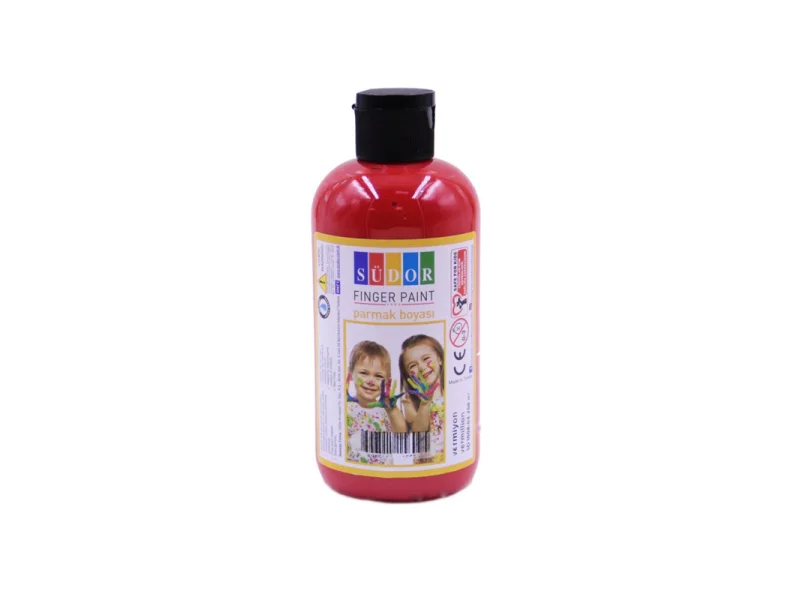 SÜDOR PARMAK BOYASI VERMİYON KIRMIZI 250 ml 8008-04