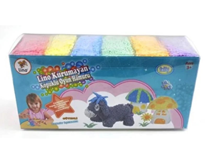 LINO 152017 KÖPÜKLÜ KURUMAYAN OYUN HAMURU 10 GR 6 LI
