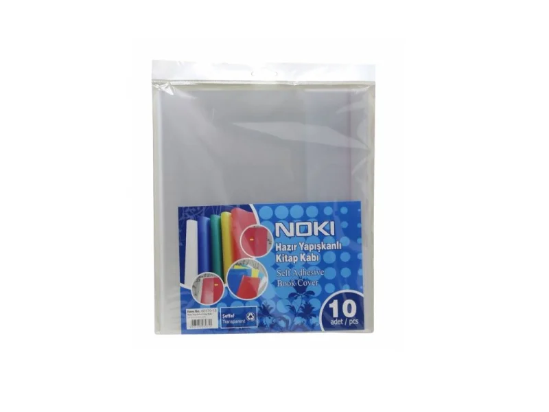NOKİ HAZIR KİTAP KABI ŞEFFAF 10 LU 60170-10 NOKİ HAZIR KİTAP KABI ŞEFFAF 10 LU 60170-10