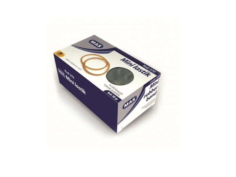 MAS 370 KAUÇUK MİNİ LASTİK 50 GR.KUTU MAS 370 KAUÇUK MİNİ LASTİK 50 GR.KUTU