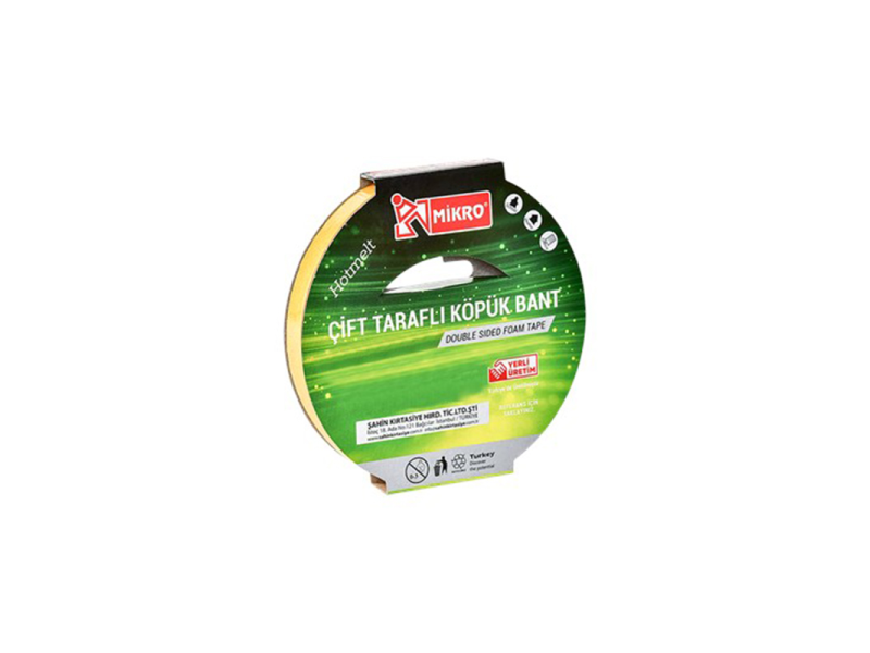MİKRO BNT-203 24x5 mt ÇİFT TARAFLI KÖPÜK BANT