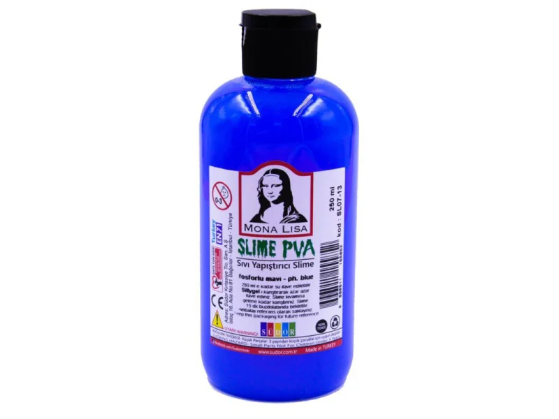 SÜDOR SLIME FOSFORLU MAVİ 250 ml SL07-13 SÜDOR SLIME FOSFORLU MAVİ 250 ml SL07-13