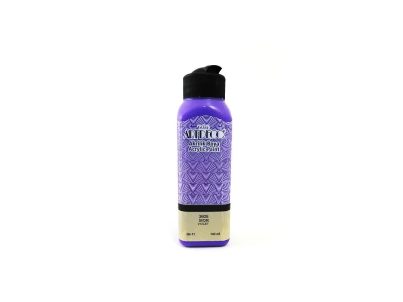 ARTDECO AKRİLİK BOYA 140 ML MOR 070R-3608 ARTDECO AKRİLİK BOYA 140 ML MOR 070R-3608