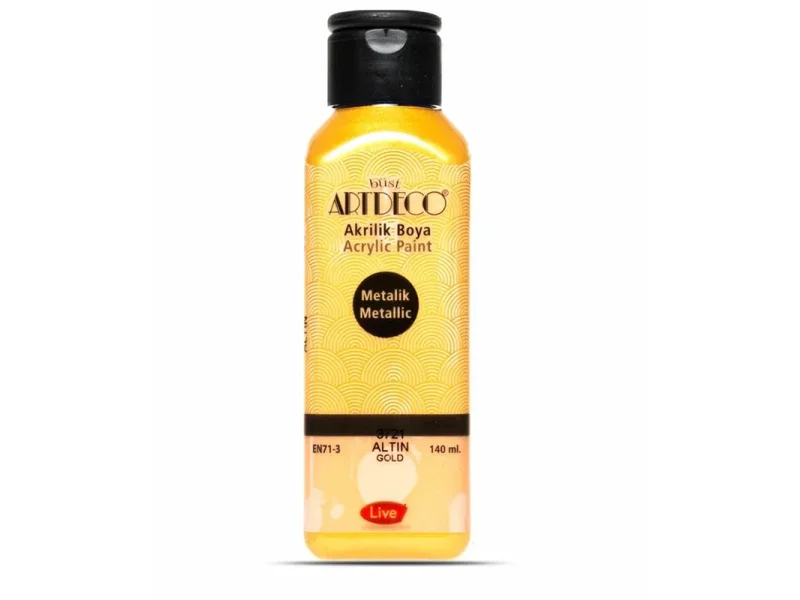 ARTDECO MET. AKRİLİK BOYA 140ml ALTIN 3721 ARTDECO MET. AKRİLİK BOYA 140ml ALTIN 3721