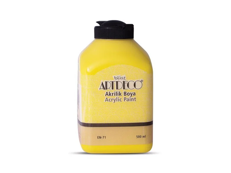 ARTDECO AKRİLİK BOYA 500 ML. SARI 070L-3601
