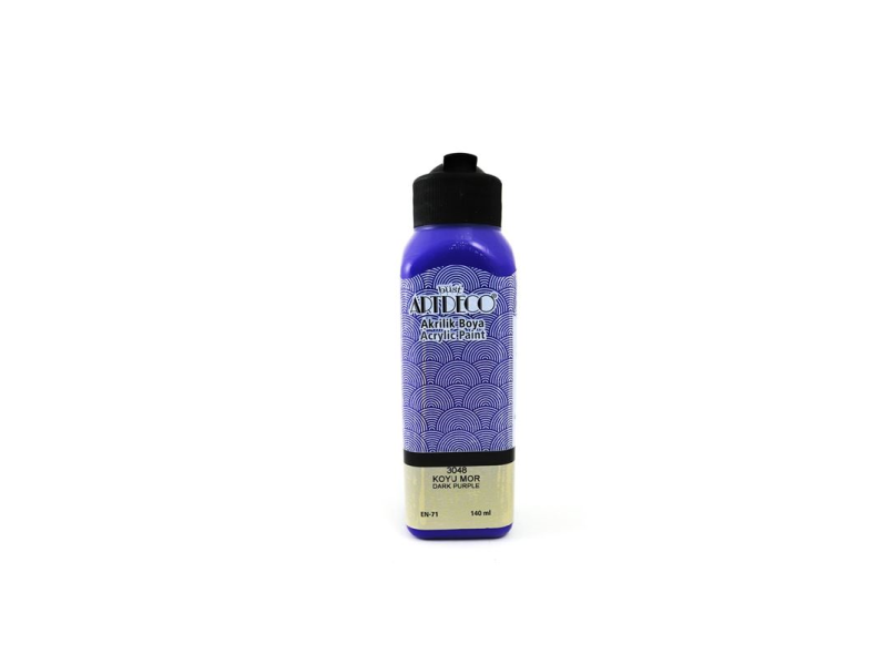 ARTDECO AKRİLİK BOYA 140 ML KOYU MOR 070R-3048 ARTDECO AKRİLİK BOYA 140 ML KOYU MOR 070R-3048