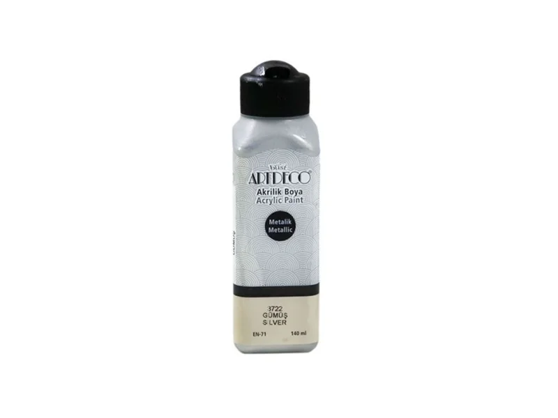 ARTDECO AKRİLİK BOYA 140 ML MET GÜMÜŞ 070L-3722