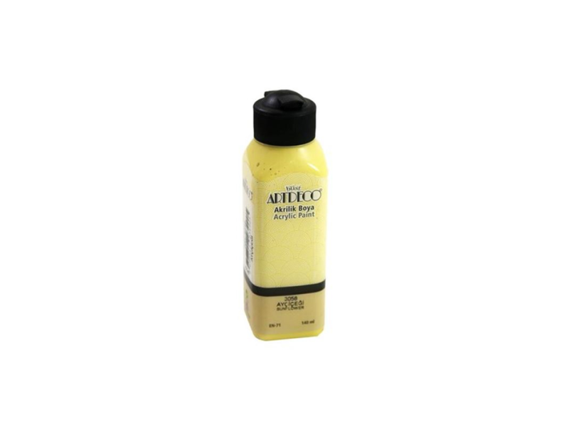 ARTDECO AKRİLİK BOYA 140 ML AYÇİÇEĞİ 070R-3058 ARTDECO AKRİLİK BOYA 140 ML AYÇİÇEĞİ 070R-3058
