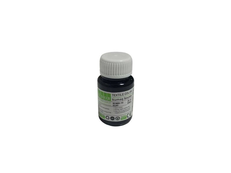 SÜDOR KUMAŞ BOYASI SİYAH 25 ml SD900-10 SÜDOR KUMAŞ BOYASI SİYAH 25 ml SD900-10