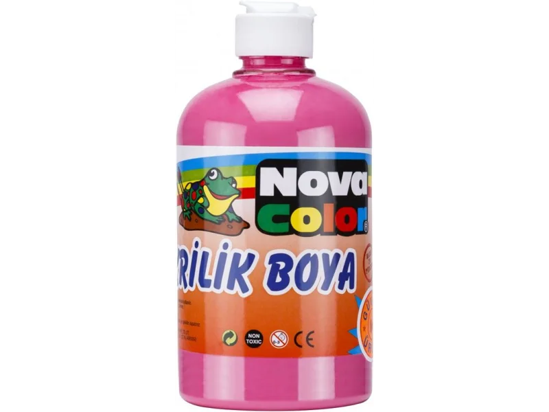NOVA COLOR AKRİLİK BOYA 500 ml PEMBE NC-390 NOVA COLOR AKRİLİK BOYA 500 ml PEMBE NC-390