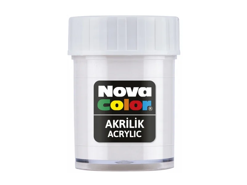 NOVA COLOR AKRİLİK BOYA BEYAZ ŞİŞE NC-173 NOVA COLOR AKRİLİK BOYA BEYAZ ŞİŞE NC-173