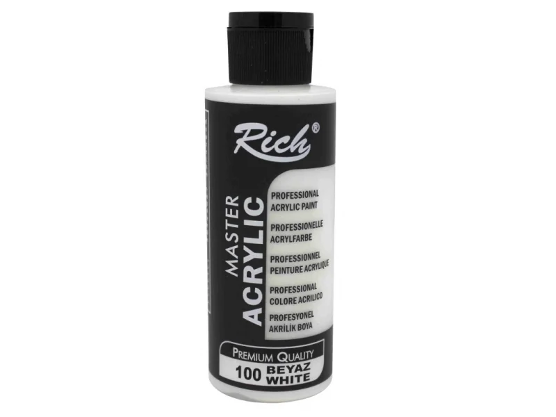RICH AKRİLİK BOYA 120-100 BEYAZ 120 cc RICH AKRİLİK BOYA 120-100 BEYAZ 120 cc