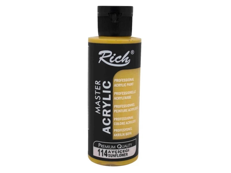 RICH AKRİLİK BOYA 114 AYÇİÇEĞİ 120 cc RICH AKRİLİK BOYA 114 AYÇİÇEĞİ 120 cc