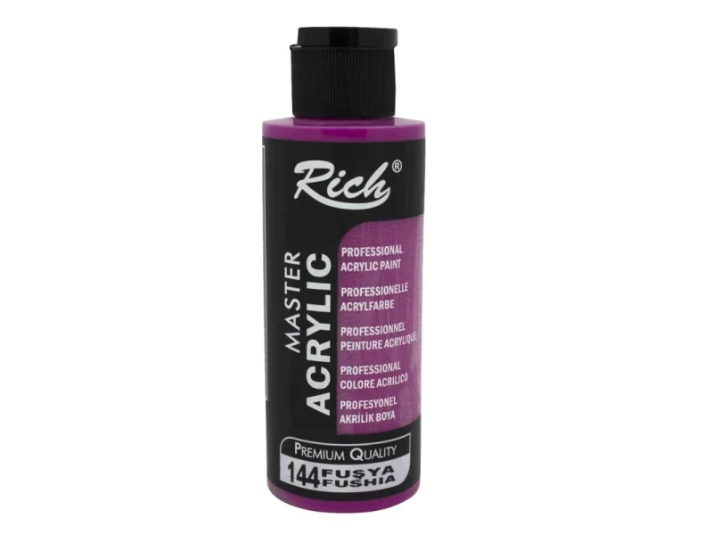 RICH AKRİLİK BOYA 144 FUŞYA 120 cc