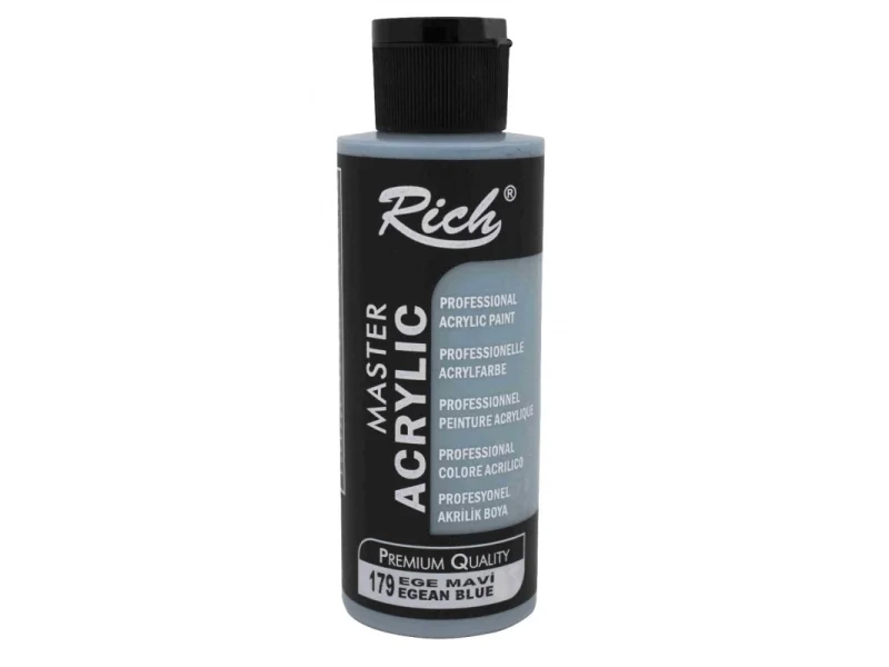 RICH AKRİLİK BOYA 179 EGE MAVİ 120 cc RICH AKRİLİK BOYA 179 EGE MAVİ 120 cc