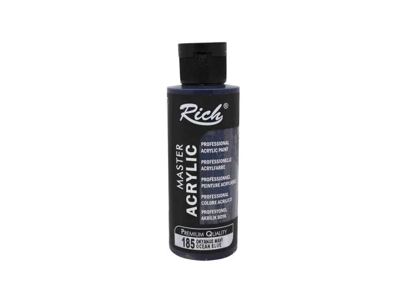 RICH AKRİLİK BOYA 185 OKYANUS MAVİ 120 cc RICH AKRİLİK BOYA 185 OKYANUS MAVİ 120 cc