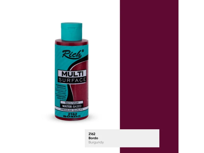 RICH MULTİ AKRİLİK BOYA 2162 BORDO 120 cc