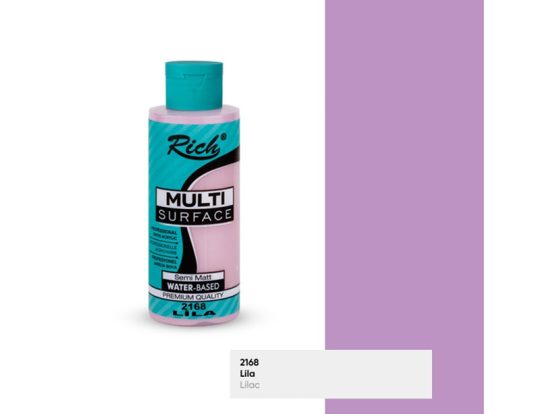 RICH MULTİ AKRİLİK BOYA 2168 LİLA 120 cc