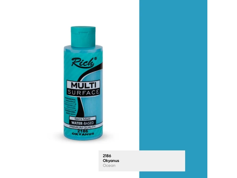 RICH MULTİ AKRİLİK BOYA 2186 OKYANUS 120 cc RICH MULTİ AKRİLİK BOYA 2186 OKYANUS 120 cc