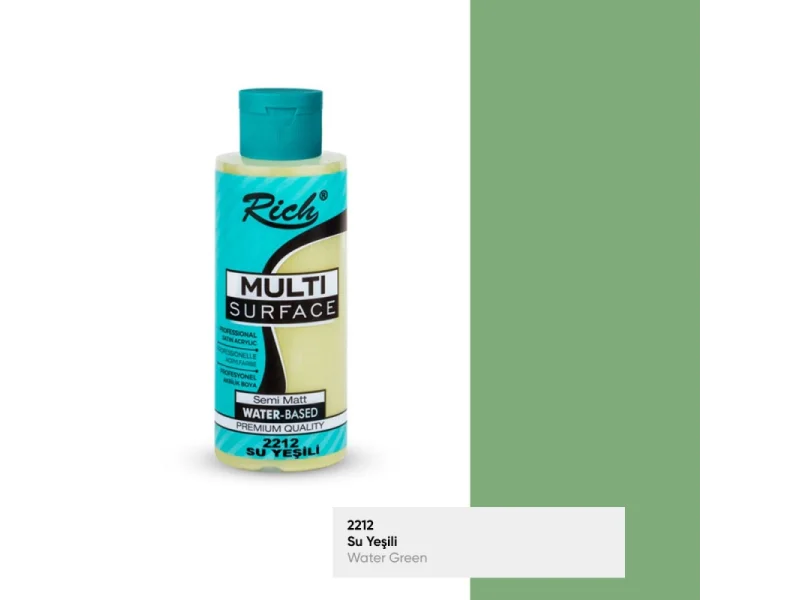 RICH MULTİ AKRİLİK BOYA 2212 SU YEŞİLİ 120 cc