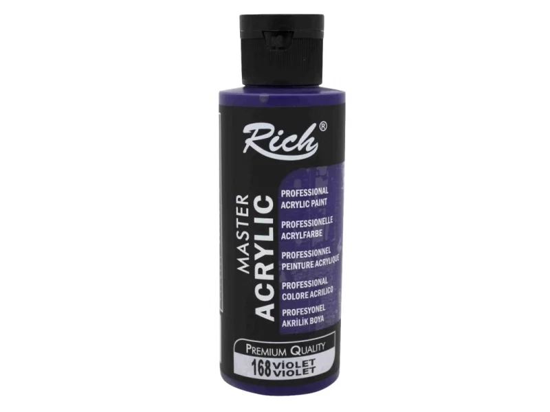 RICH AKRİLİK BOYA 168 VIOLET 120 cc RICH AKRİLİK BOYA 168 VIOLET 120 cc