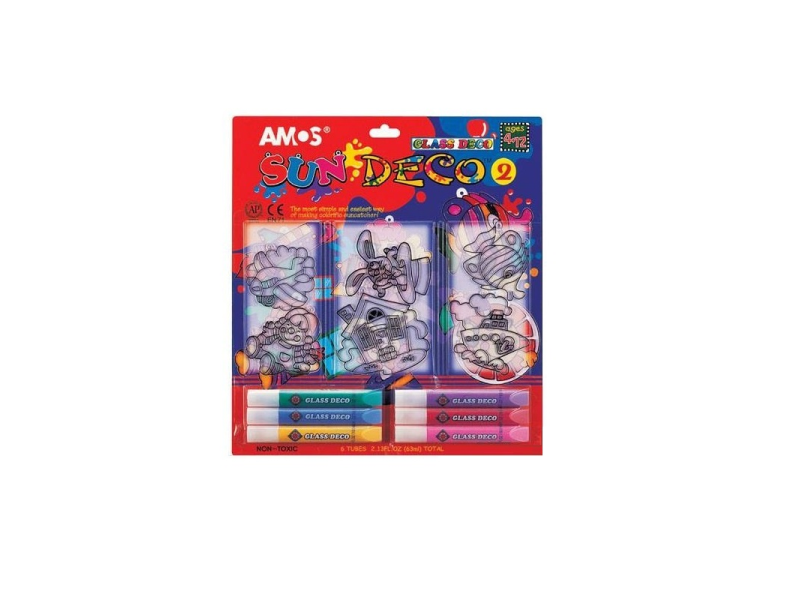 AMOS VİTRAY BOYAMA SETİ 10,5 ml 6 TÜP 10B6-D1 AMOS VİTRAY BOYAMA SETİ 10,5 ml 6 TÜP 10B6-D1