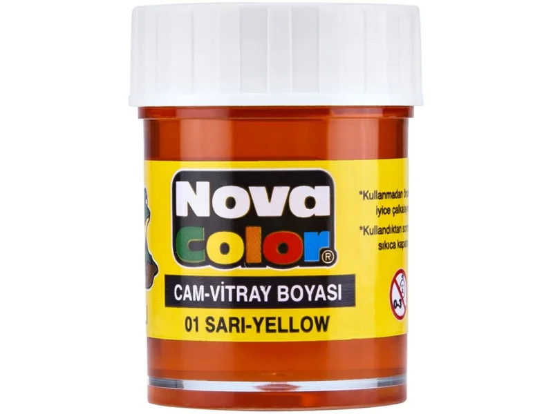 NOVA COLOR CAM BOYASI SARI SU BAZLI NC-149 NOVA COLOR CAM BOYASI SARI SU BAZLI NC-149
