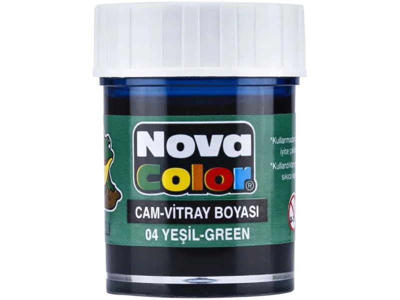 NOVA COLOR CAM BOYASI YEŞİL SU BAZLI NC-152 NOVA COLOR CAM BOYASI YEŞİL SU BAZLI NC-152