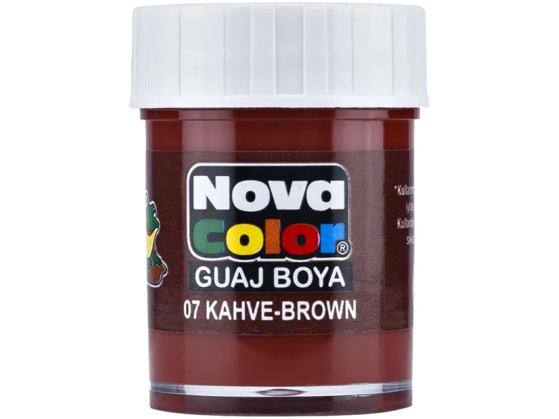 NOVA COLOR GUAJ BOYA KAHVE ŞİŞE NC-109 NOVA COLOR GUAJ BOYA KAHVE ŞİŞE NC-109