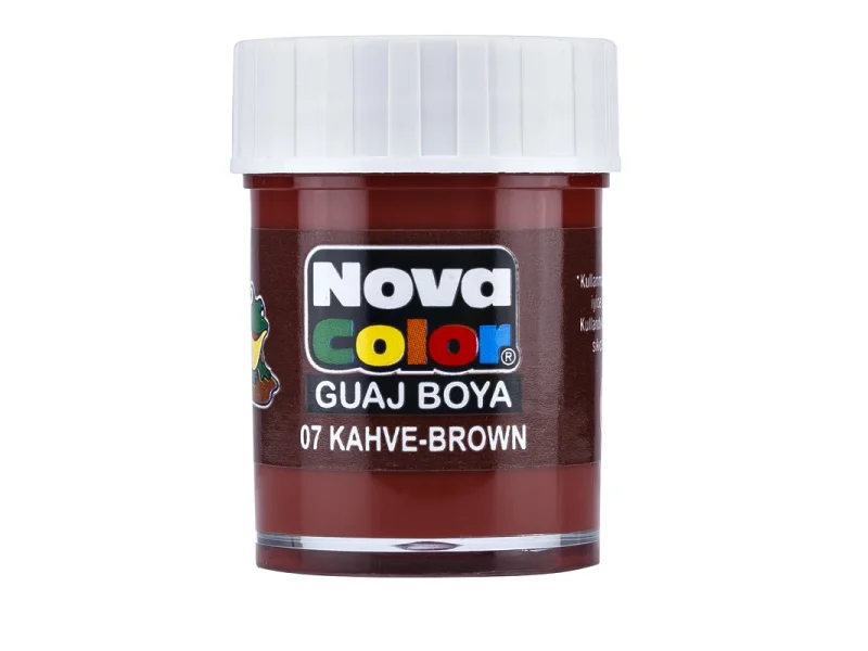 NOVA COLOR GUAJ BOYA KAHVE ŞİŞE NC-109 NOVA COLOR GUAJ BOYA KAHVE ŞİŞE NC-109