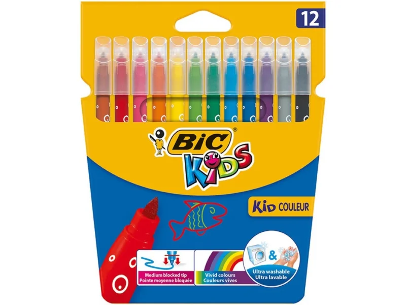 BİC KIDS COULEUR 12 RENK KEÇELİ BOYA 9202937 BİC KIDS COULEUR 12 RENK KEÇELİ BOYA 9202937