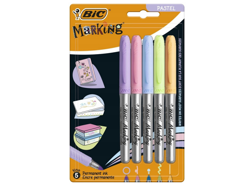 BİC INTENSITY MARKİNG KALEM 5 RENK PASTEL RENKLER 943781 BİC INTENSITY MARKİNG KALEM 5 RENK PASTEL RENKLER 943781