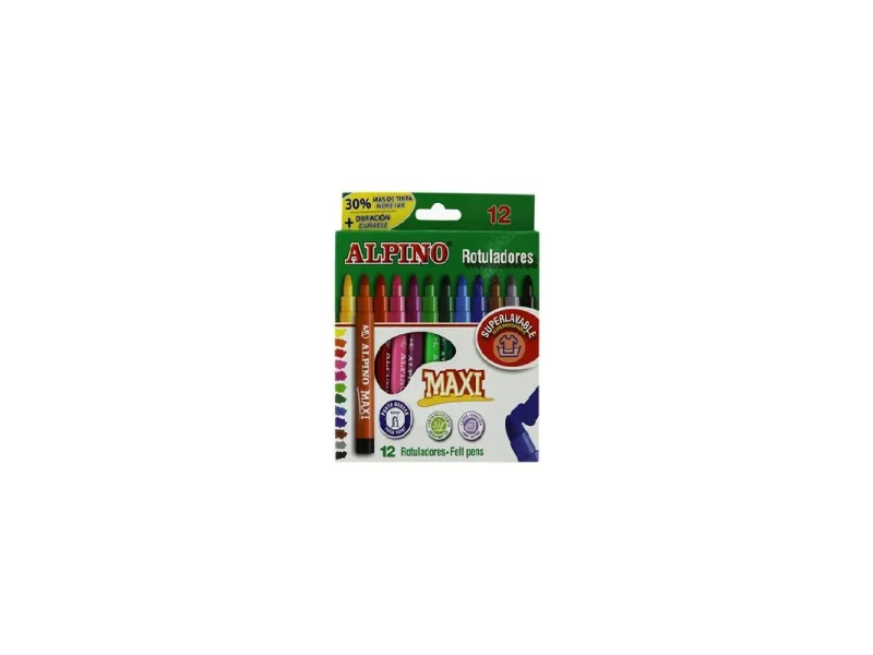 ALPINO 12 RENK MAXI KEÇELİ KALEM AR-06 ALPINO 12 RENK MAXI KEÇELİ KALEM AR-06