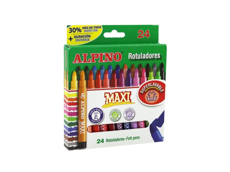 ALPINO 24 RENK MAXI KEÇELİ KALEM AR-07 ALPINO 24 RENK MAXI KEÇELİ KALEM AR-07