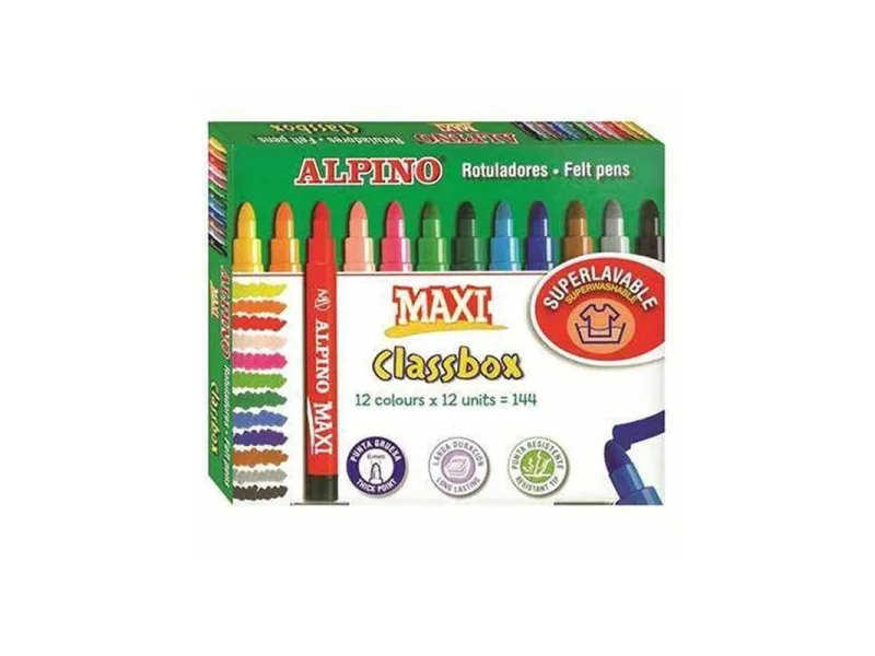 ALPINO AR-109 MAXİ KEÇELİ KALEM 144 LÜ STAND ALPINO AR-109 MAXİ KEÇELİ KALEM 144 LÜ STAND
