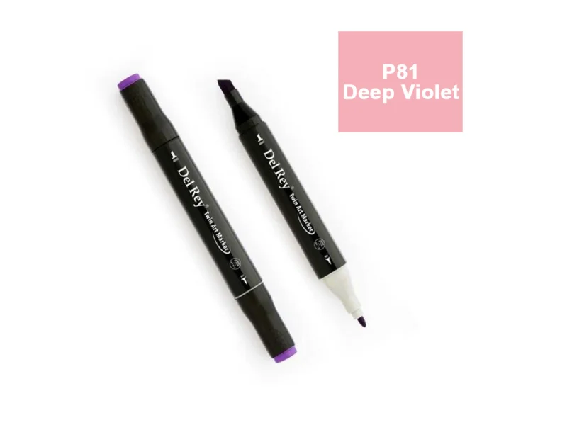 DEL REY TWIN MARKER P81 DEEP VİOLET ÇİFT UÇLU GRAFİK KALEMİ MN-DR081 DEL REY TWIN MARKER P81 DEEP VİOLET ÇİFT UÇLU GRAFİK KALEMİ MN-DR081