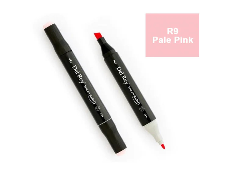 DEL REY TWIN MARKER RP9 PALE PİNK ÇİFT UÇLU GRAFİK KALEMİ MN-DR009