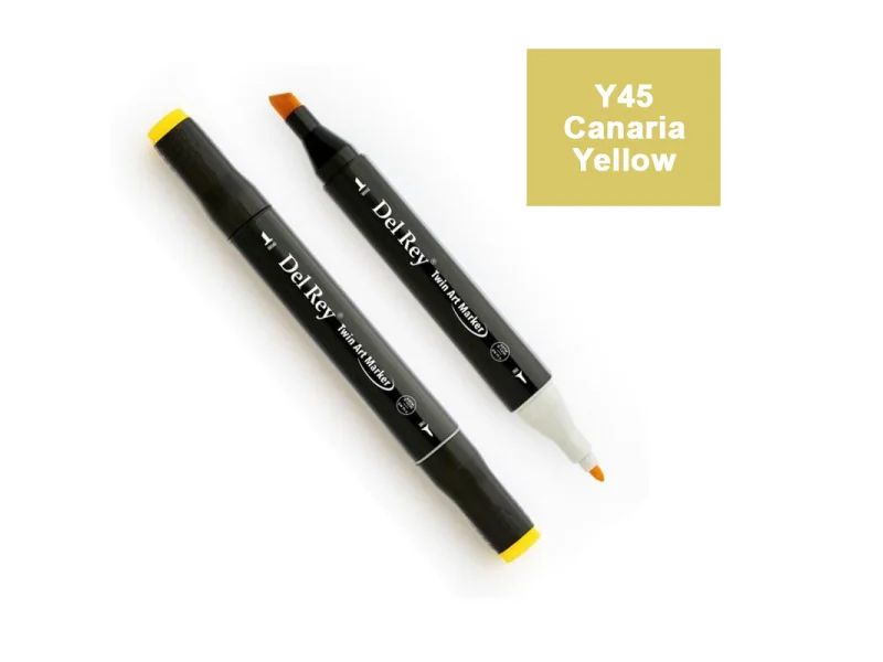 DEL REY TWIN MARKER Y45 CANARİA YELLOW ÇİFT UÇLU GRAFİK KALEMİ MN-DR045 DEL REY TWIN MARKER Y45 CANARİA YELLOW ÇİFT UÇLU GRAFİK KALEMİ MN-DR045