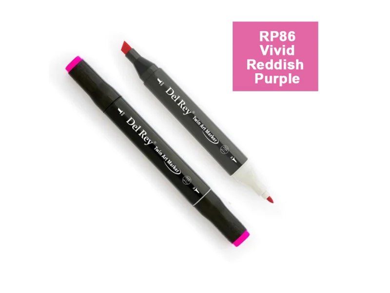 DEL REY TWIN MARKER RP86 VİVİD REDDİSH PURPLE ÇİFT UÇLU GRAFİK KALEMİ MN-DR086 DEL REY TWIN MARKER RP86 VİVİD REDDİSH PURPLE ÇİFT UÇLU GRAFİK KALEMİ MN-DR086