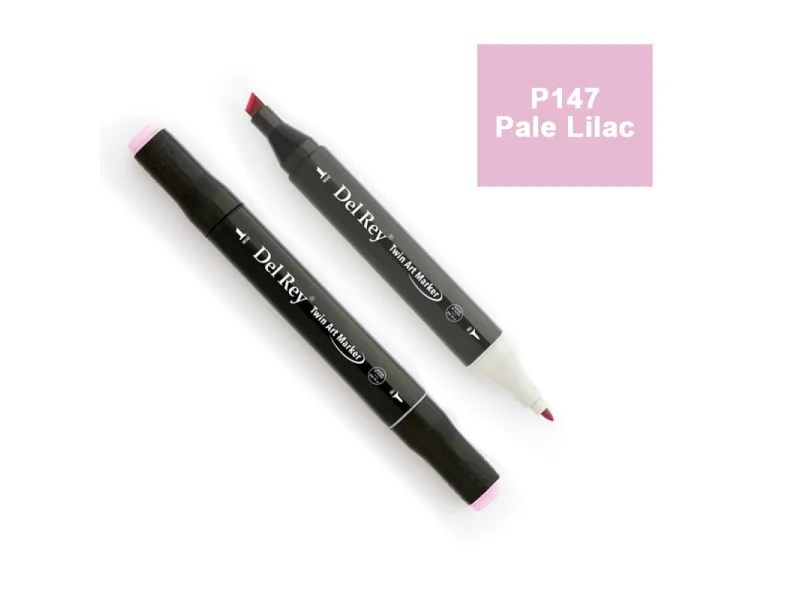 DEL REY TWIN MARKER P147 PALE LİLAC ÇİFT UÇLU GRAFİK KALEMİ MN-DR147 DEL REY TWIN MARKER P147 PALE LİLAC ÇİFT UÇLU GRAFİK KALEMİ MN-DR147