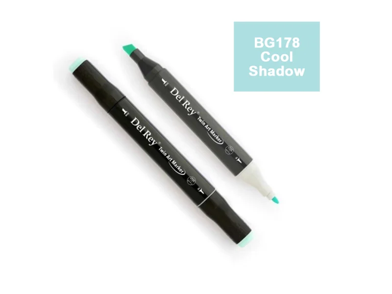 DEL REY TWIN MARKER BG178 COOL SHADOW ÇİFT UÇLU GRAFİK KALEMİ MN-DR178 DEL REY TWIN MARKER BG178 COOL SHADOW ÇİFT UÇLU GRAFİK KALEMİ MN-DR178
