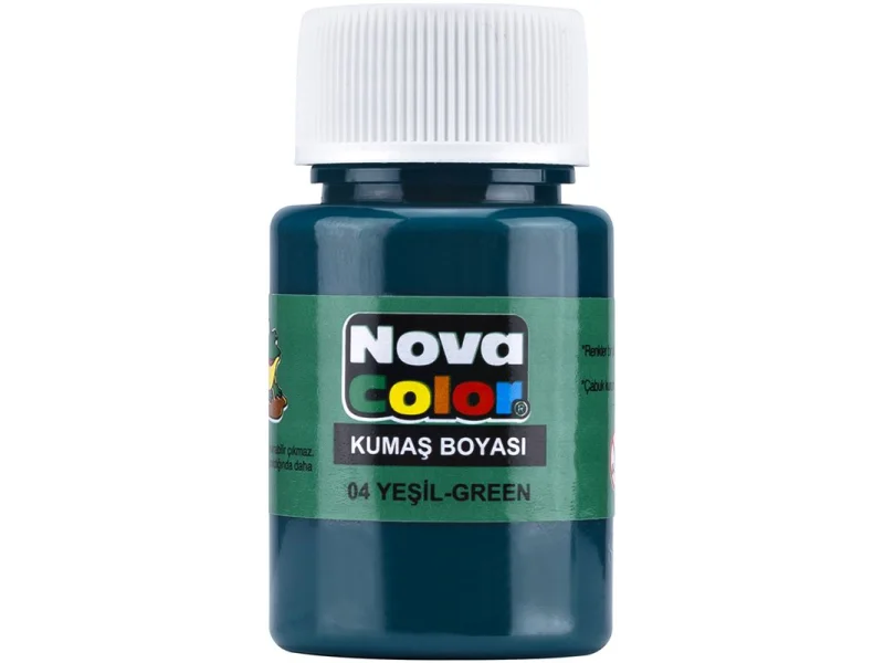 NOVA COLOR KUMAŞ BOYASI YEŞİL NC-162 NOVA COLOR KUMAŞ BOYASI YEŞİL NC-162