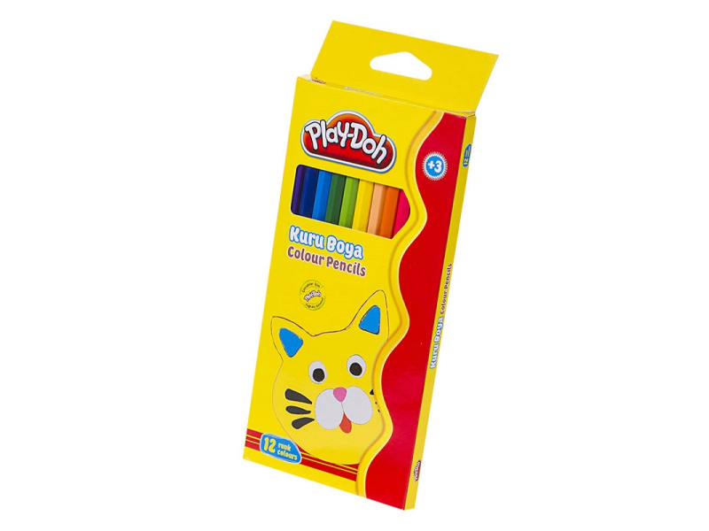 PLAY-DOH 12 RENK TAM BOY KURUBOYA KU001