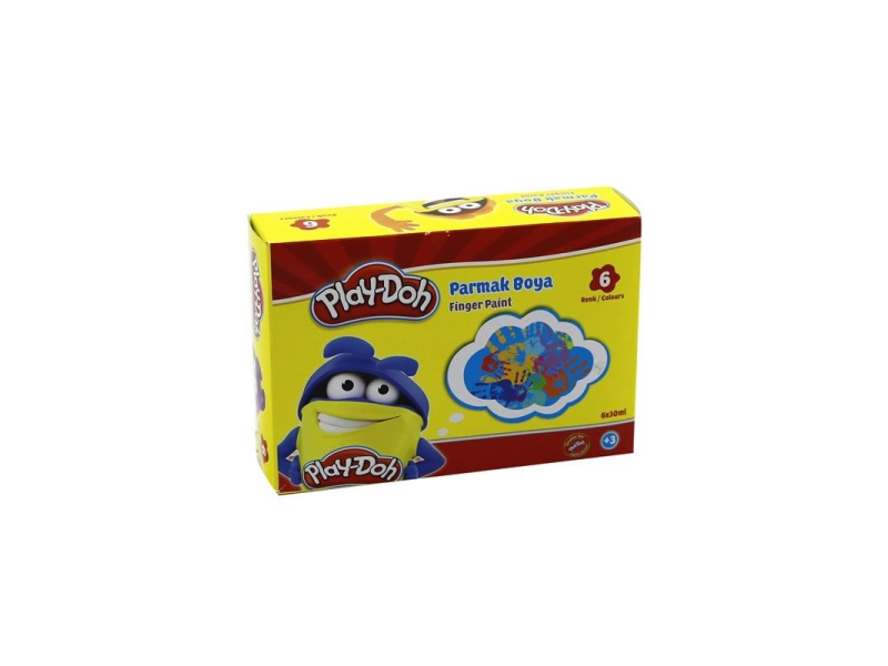 PLAY-DOH 6 RENK PARMAK BOYASI 30 ml PR001 PLAY-DOH 6 RENK PARMAK BOYASI 30 ml PR001