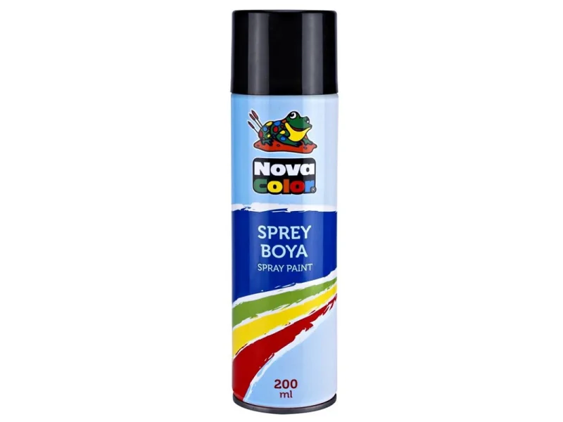 NOVA COLOR SPREY BOYA SİYAH NC-805 NOVA COLOR SPREY BOYA SİYAH NC-805