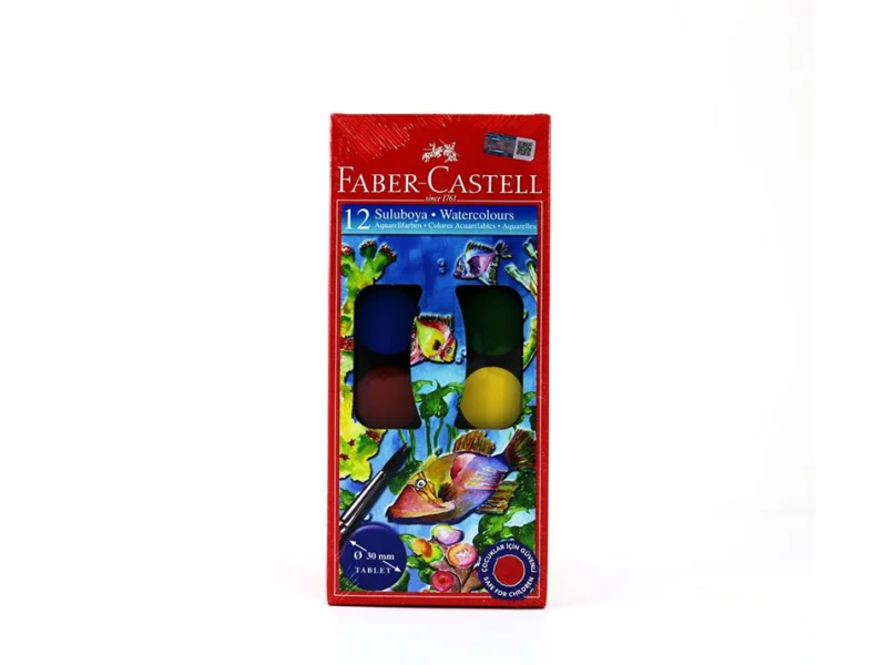 FABER 12 RENK SULU BOYA BÜYÜK BOY 125012 FABER 12 RENK SULU BOYA BÜYÜK BOY 125012