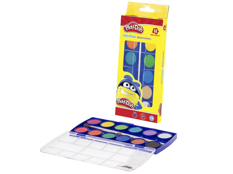 PLAY-DOH 12 RENK SULU BOYA KÜÇÜK BOY SU002 PLAY-DOH 12 RENK SULU BOYA KÜÇÜK BOY SU002