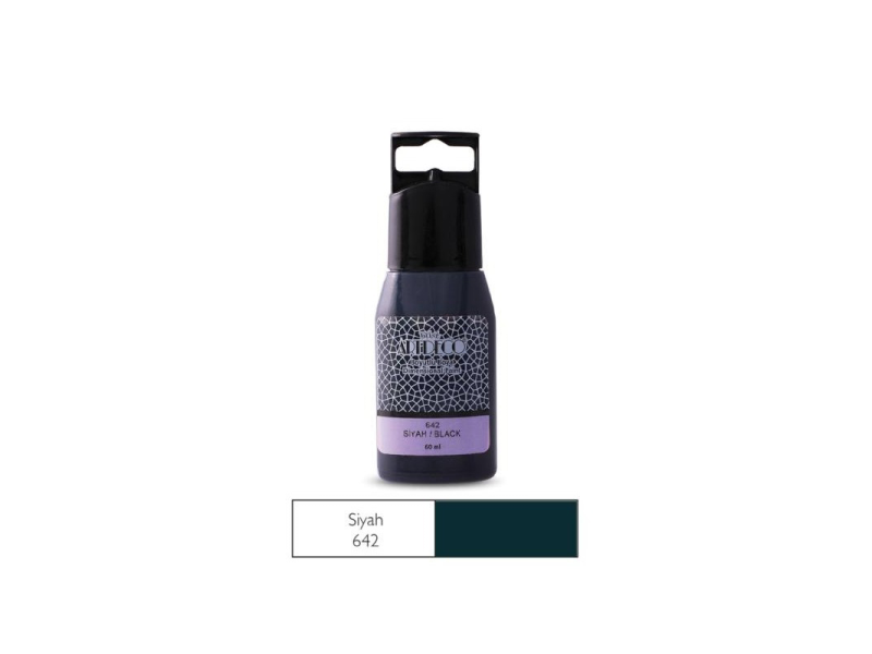 ARTDECO Y-042F-642 BOYUTLU BOYA 50 ml SİYAH ARTDECO Y-042F-642 BOYUTLU BOYA 50 ml SİYAH