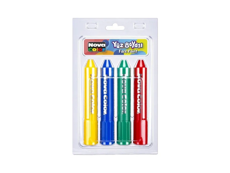 NOVA COLOR YÜZ BOYASI 4 LÜ NC-211 NOVA COLOR YÜZ BOYASI 4 LÜ NC-211