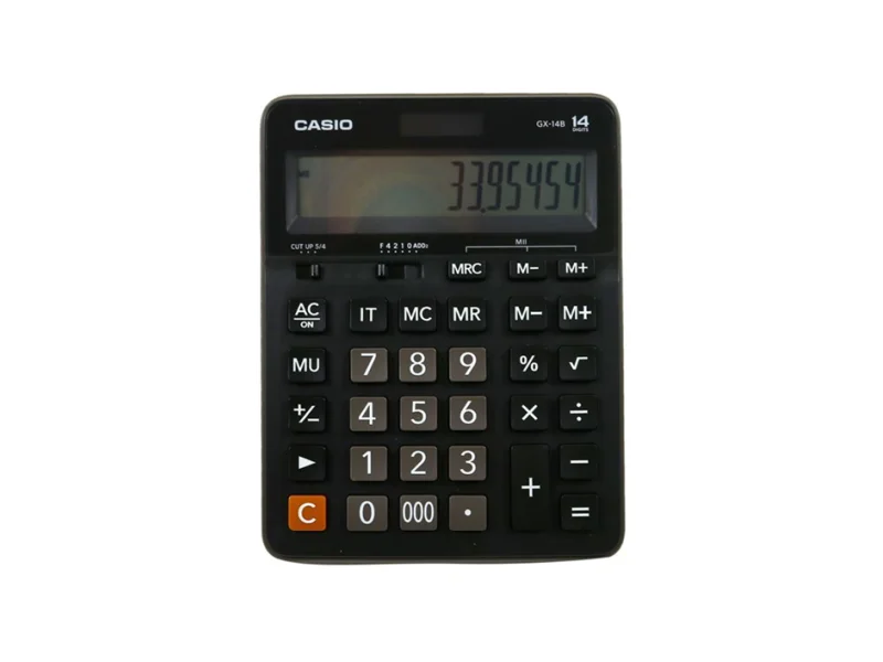 CASIO GX-14 B/S MASA ÜSTÜ HESAP MAKİNASI 14 HANE CASIO GX-14 B/S MASA ÜSTÜ HESAP MAKİNASI 14 HANE
